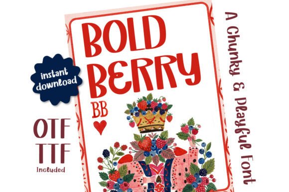 Bold Berry: A Playful Handwritten Font for Brands