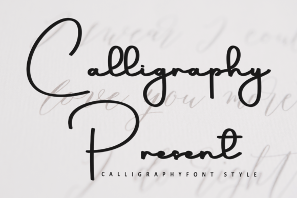 Calligraphy Present: A Premium Script Font for Campaigns