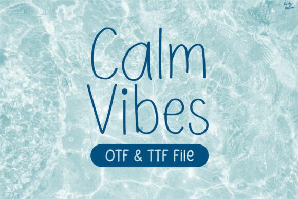 Calm Vibes: A Natural Handwriting Font for Web Design