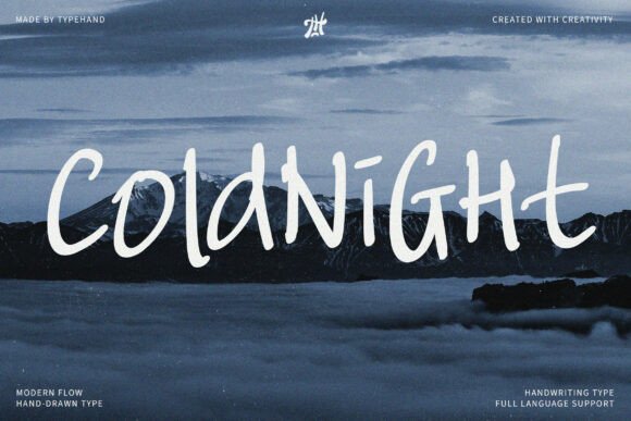 Coldnight: A Handwritten Font for Authentic Campaigns