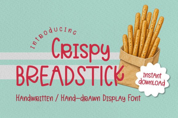 Crispy Breadstick: A Handwritten Font for Small Business