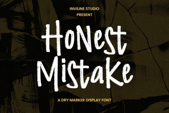 Honest Mistake: A Gritty Display Font for Authentic Brands
