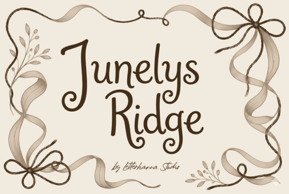 Junelys Ridge: A Premium Script Font Review