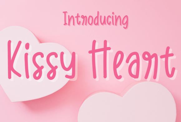 Kissy Heart: A Romantic Handwritten Font for Campaigns