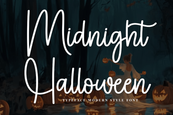 Midnight Halloween: A Spooky Display Font for Branding