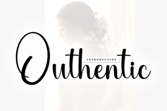Outhentic: A Rhythmic Script Font for Editorial Design
