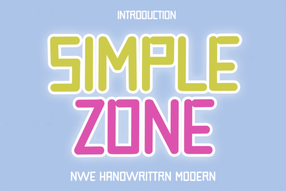 Simple Zone: A Modern Handwritten Font for Clear Campaigns