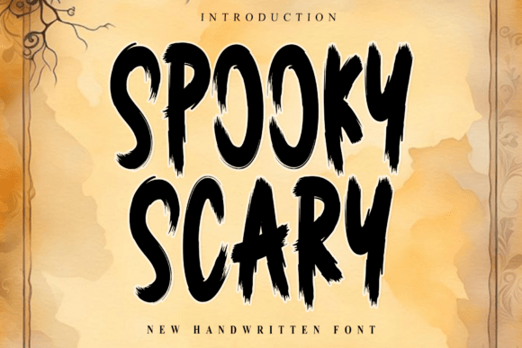 Spooky Scary: A Professional Script Font for Brands