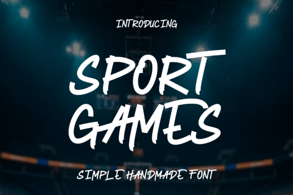 Sport Games: A Bold Font for Business Branding