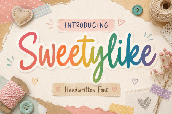 Sweetylike: A Warm Script Font for Campaigns