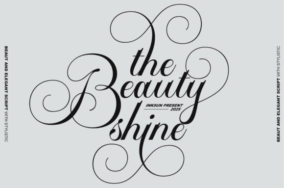 The Beauty Shine: A Premium Script Font for Web Design