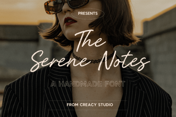 The Serene Notes: A Handmade Script Font Duo