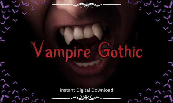 Vampire Gothic: A Haunting Typeface for Brand Identity