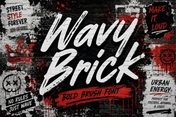 Wavy Brick: A Dynamic Font for Business Branding